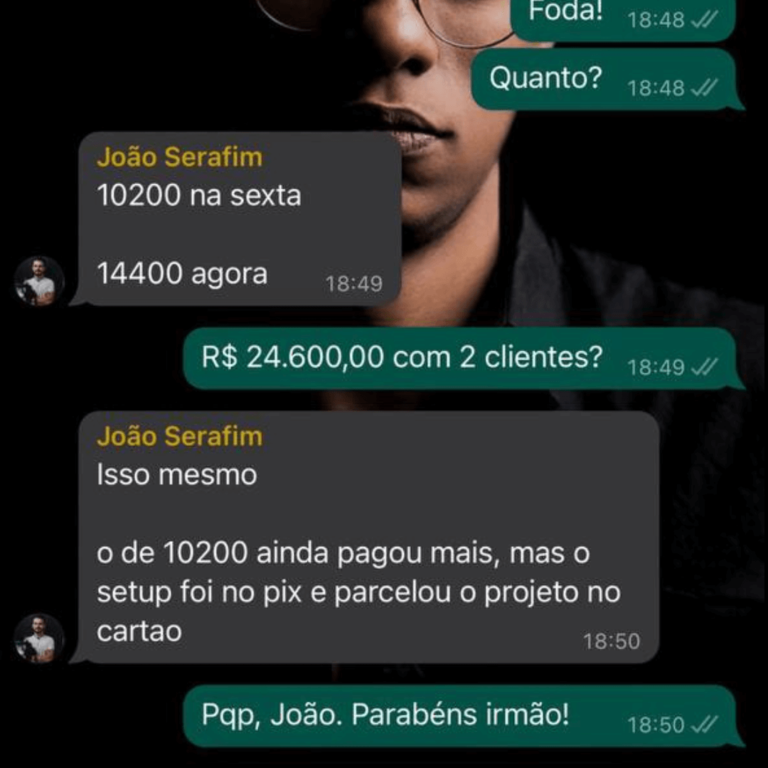R$ 24.600,00 com 2 Vendas